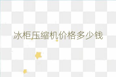 冰柜壓縮機(jī)價(jià)格多少錢